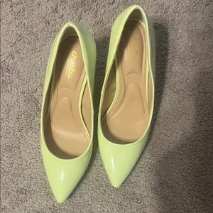 Charles David Light Green Heels